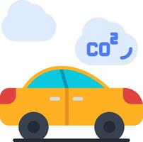 Co2 Flat Icon vector