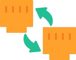 Connection Flat Icon vector