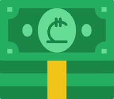 Lari Flat Icon vector
