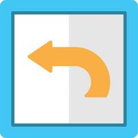 Reply Flat Icon vector