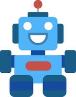 Robot Flat Icon vector