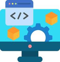 Software Flat Icon vector