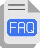 Faq Flat Icon vector