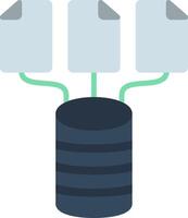 Data Flat Icon vector