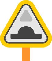 Hump Flat Icon vector