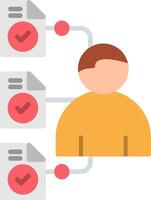 Task Flat Icon vector