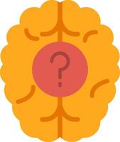 Alzheimer Flat Icon vector