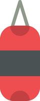 Boxing Bag Flat Icon vector