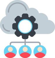 Data Collection Flat Icon vector
