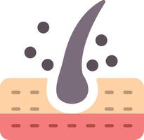 Follicle Flat Icon vector
