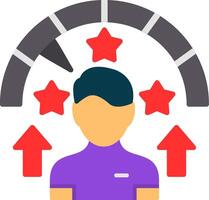 Performance Flat Icon vector