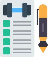 To Do List Flat Icon vector