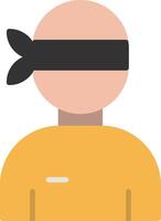 Blind Flat Icon vector
