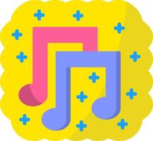 Music Flat Icon vector