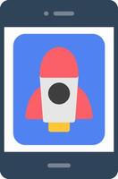 MobileApp Flat Icon vector