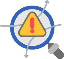 Avoidance Flat Icon vector