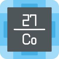 Cobalt Flat Icon vector