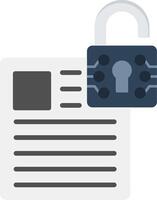 Database Flat Icon vector