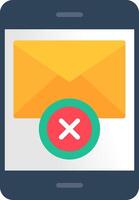 Error Message Flat Icon vector