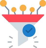Filters Flat Icon vector