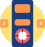 Robot Flat Icon vector