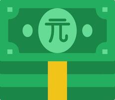Renminbi Flat Icon vector