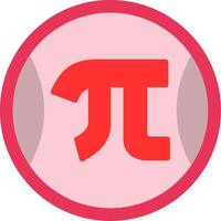 Pi Flat Icon vector