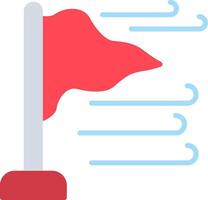 Wind Flat Icon vector
