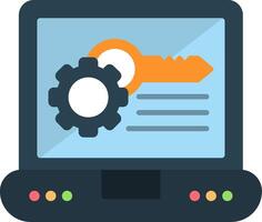 Access Control List Flat Icon vector