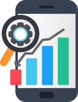 Analytics Flat Icon vector