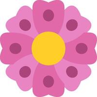 Aster Flat Icon vector