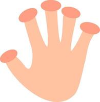 Fingerprint Scan Flat Icon vector