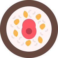 Oyakodon Flat Icon vector