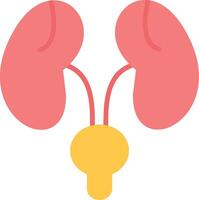 Bladder Flat Icon vector
