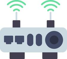 Wifi Router Flat Icon vector
