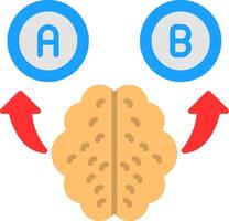 Decision Making Flat Icon vector