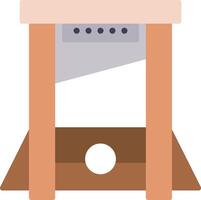 Guillotine Flat Icon vector
