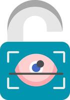 Padlock Flat Icon vector