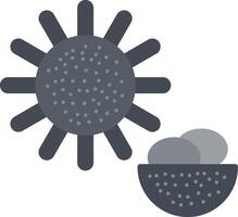 Urchin Flat Icon vector