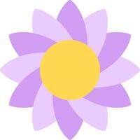 Violet Flat Icon vector