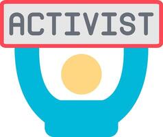 Activist Flat Icon vector