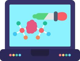 Pipette Flat Icon vector