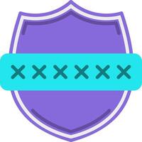 Password Code Flat Icon vector