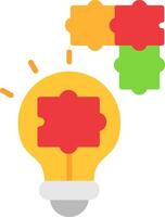 Problem Solving Flat Icon vector