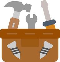 Toolbox Flat Icon vector