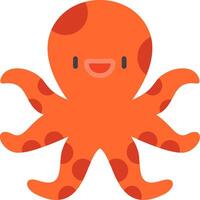 Octopus Flat Icon vector