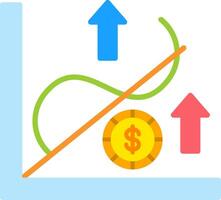 Statistics Flat Icon vector