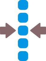 Alignment Flat Icon vector