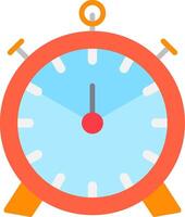 Alarm Clock Flat Icon vector