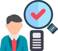 Applicant Flat Icon vector